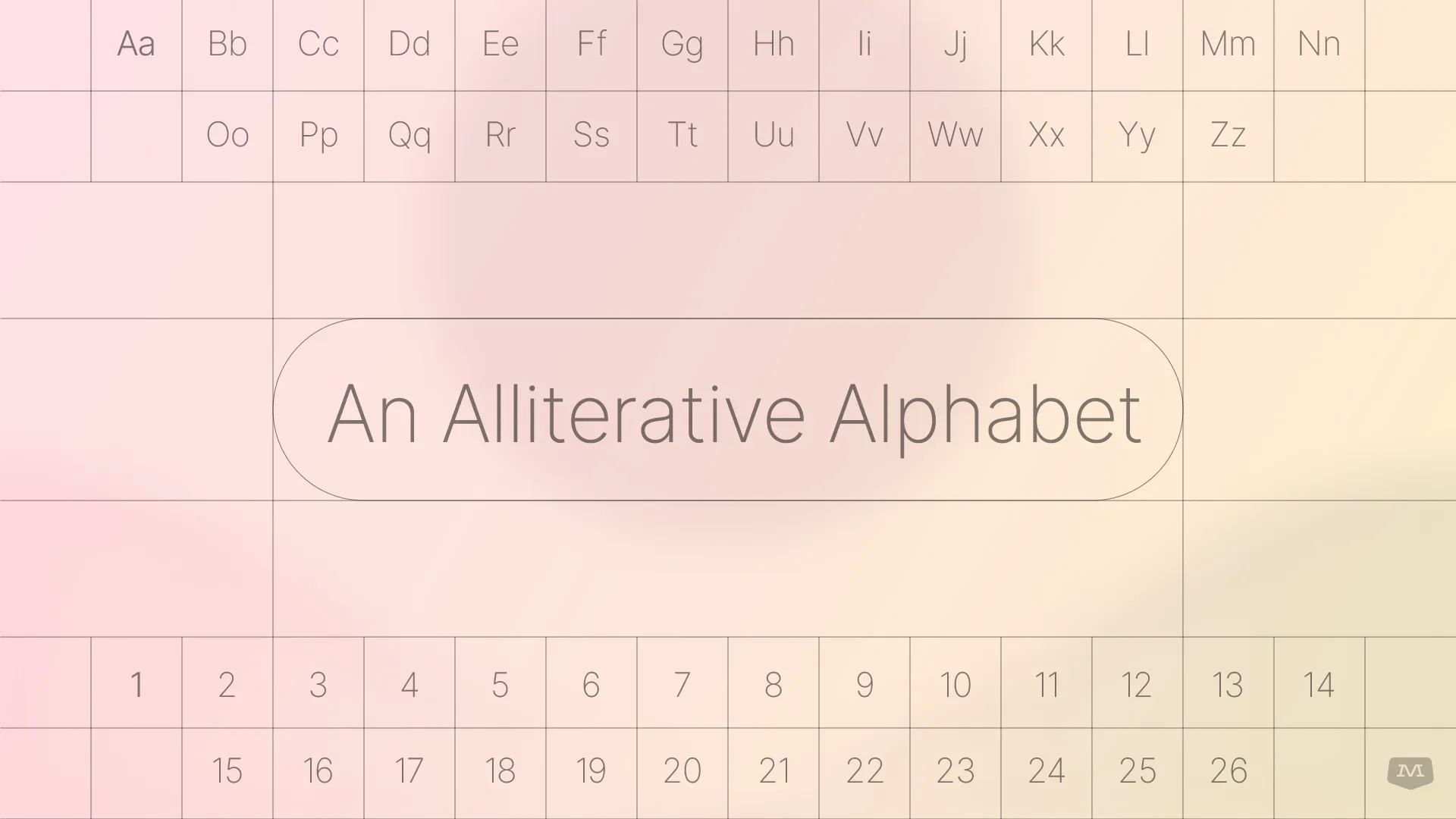 Alliterative Alphabet