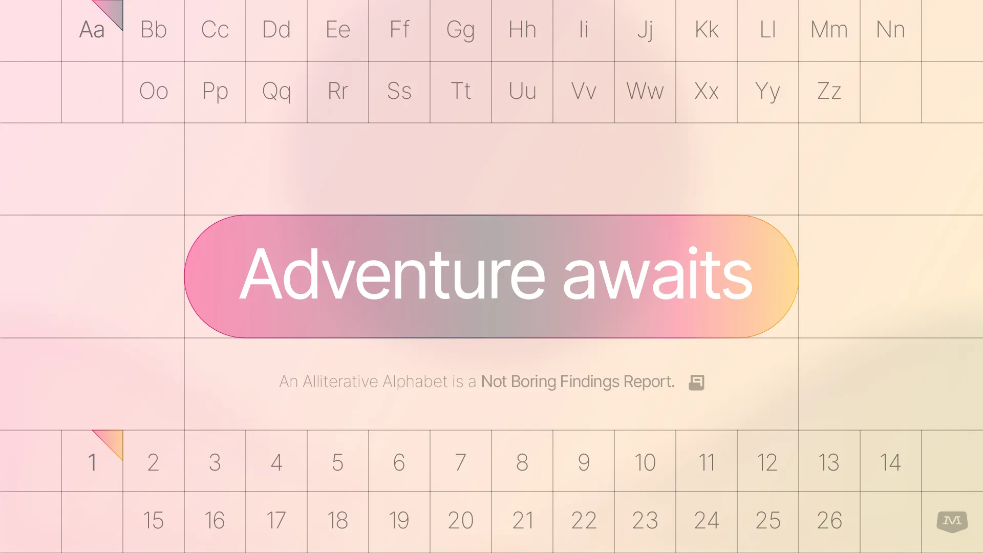 Alliterative Alphabet