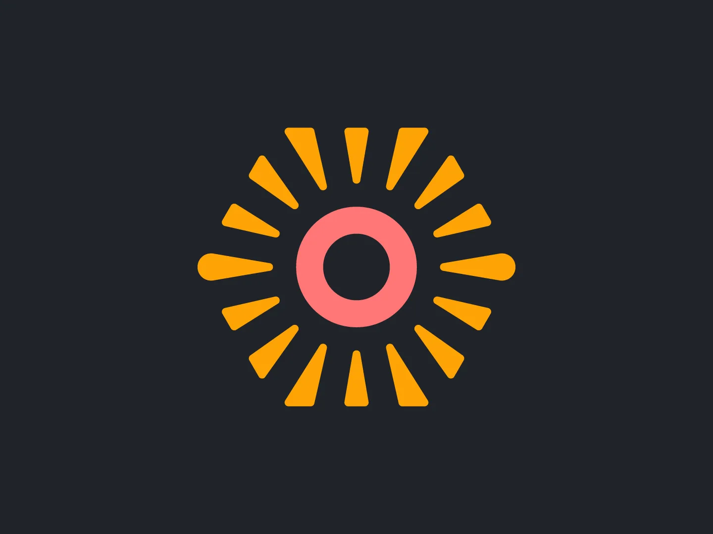 Pencil Sun Icon