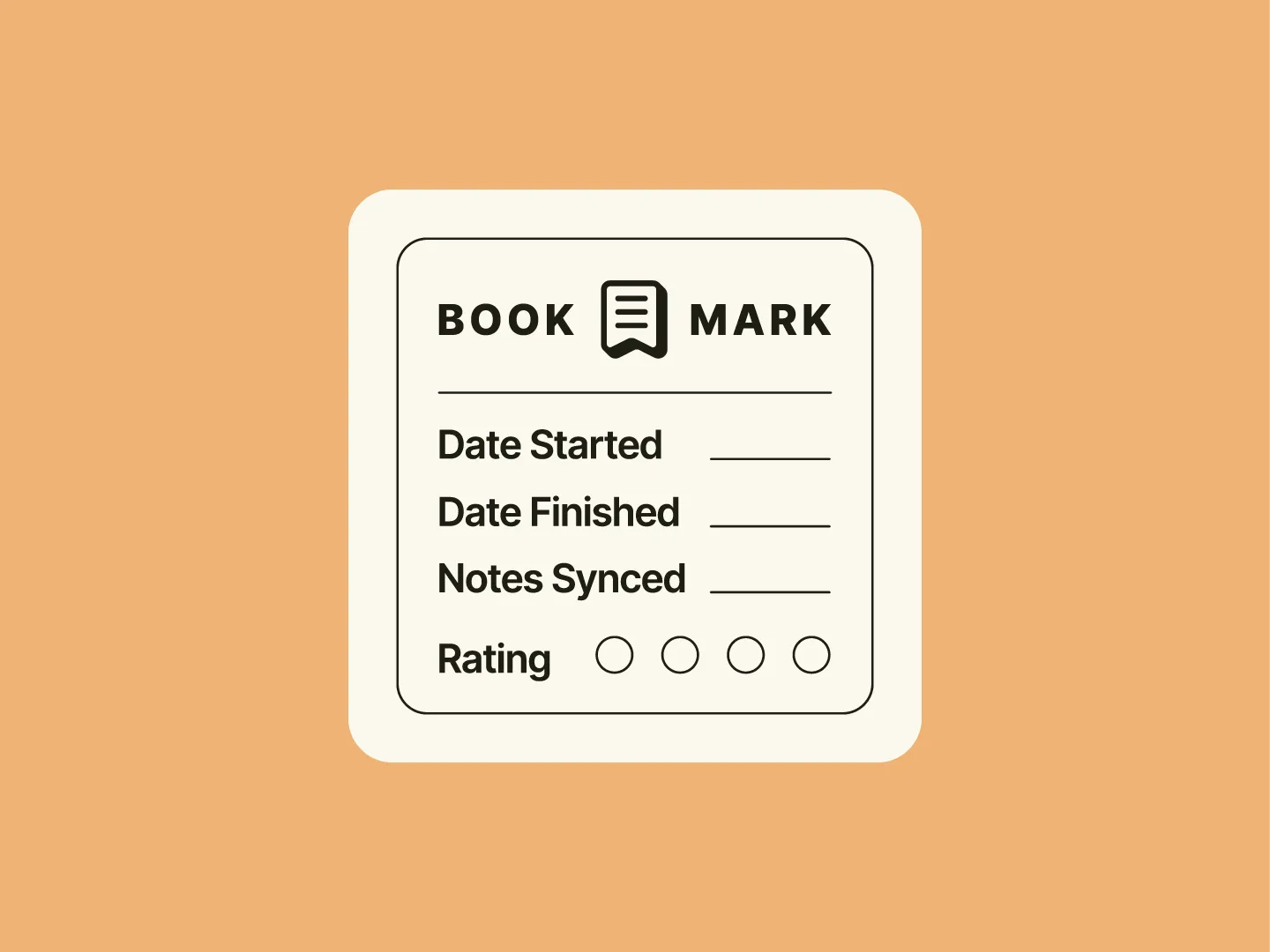 Book Mark Stamp