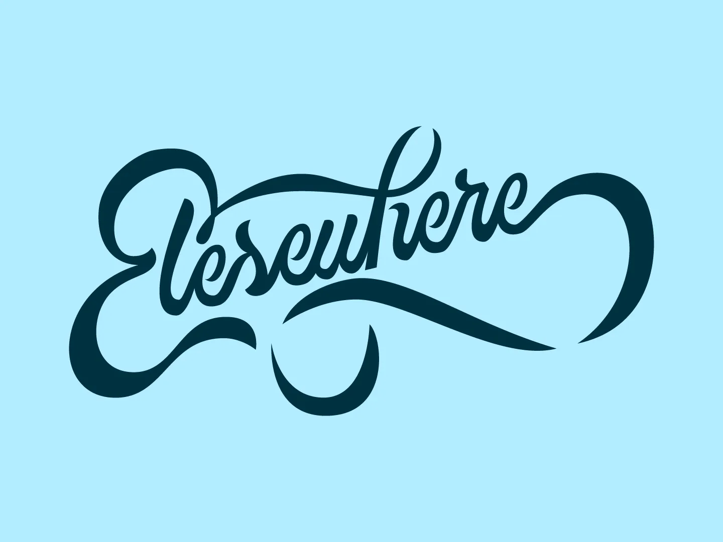 Elsewhere Hand Lettering