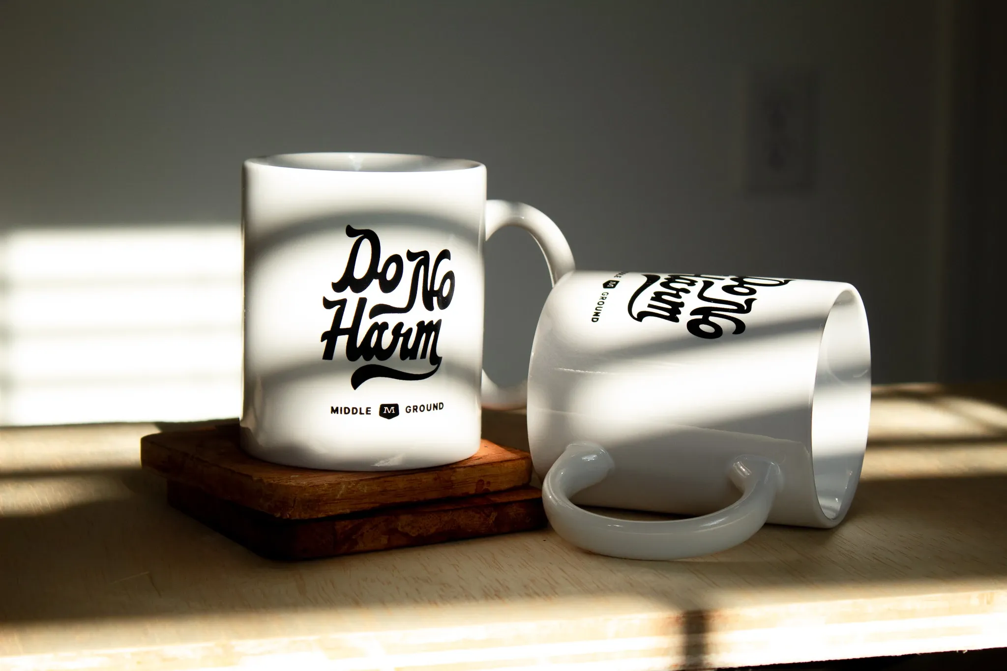 Middle Ground Made Do No Harm Mug